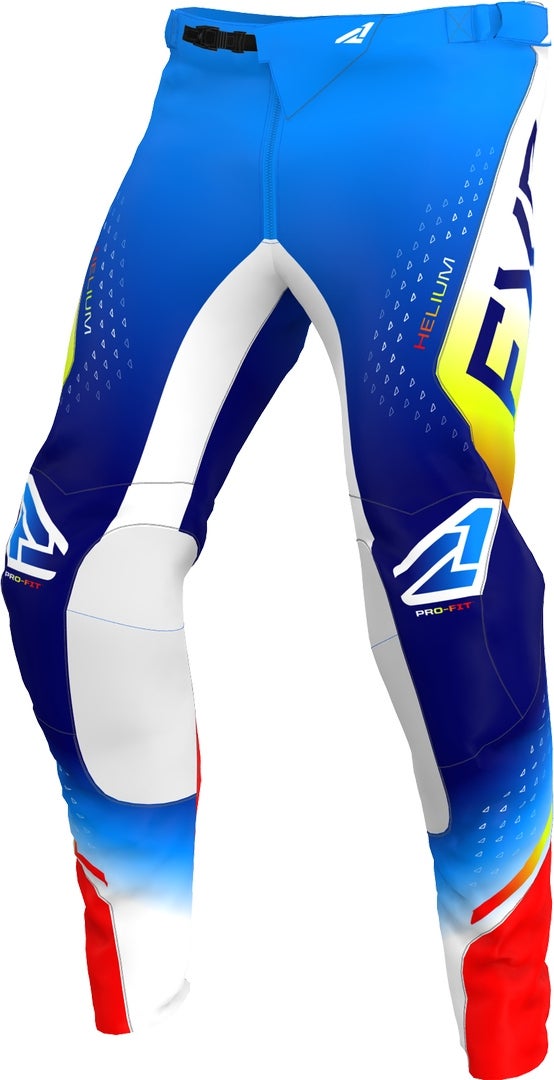 FXR Helium 2023 Motocross Pants blue/white/red 30 Figure 1