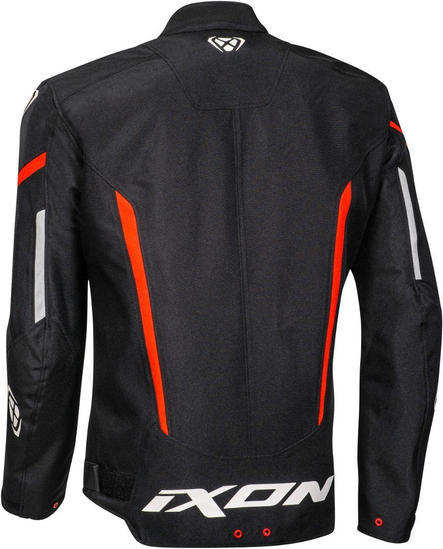 Ixon Striker Waterproof Motorcycle Textile Jacket black/red M Figure 2