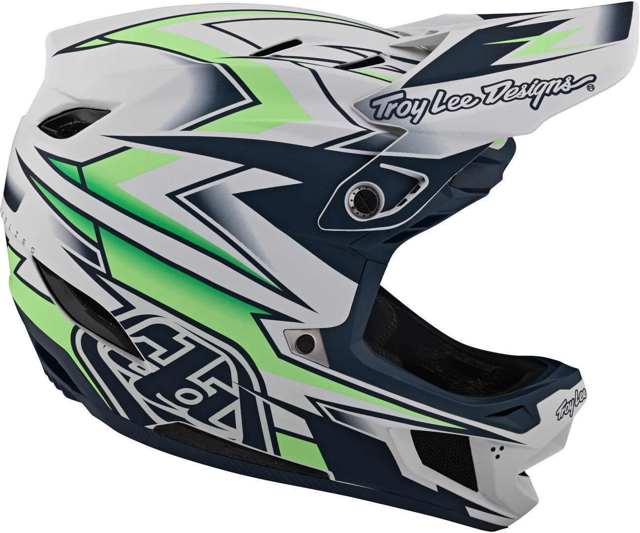 Troy Lee Designs D4 MIPS Composite Volt Downhill Helm weiß/grün M (57/58) Abbildung 4