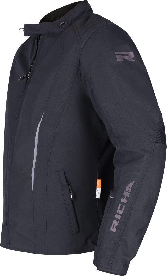 Richa Chloe 2 imperméable à l’eau dames moto textile veste noir M Figure 2