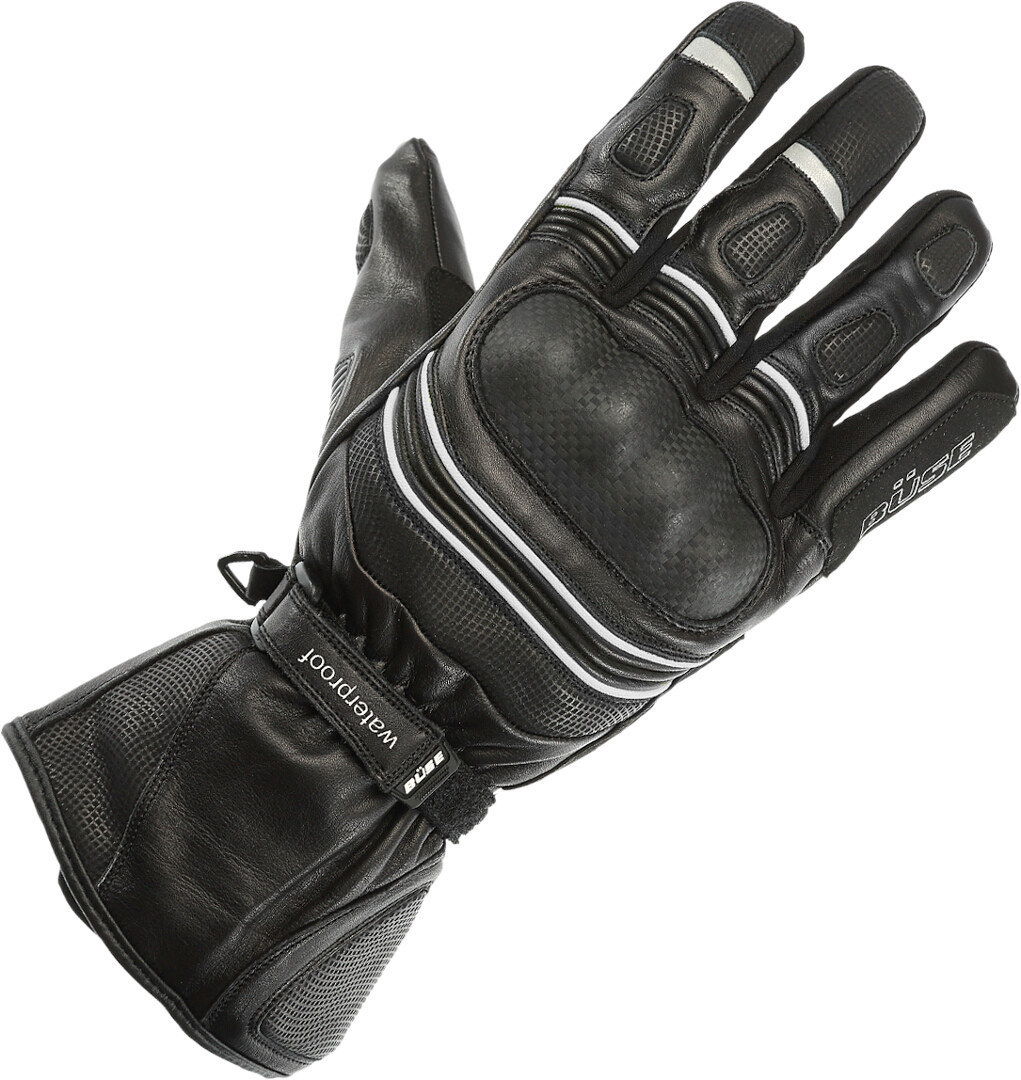 Büse Willow Waterproof Motorcycle Gloves black/white 10 Figure 1