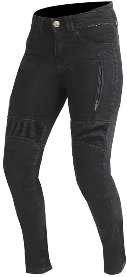 Trilobite Parado Black Monolayer Slim Blugi pentru motociclete pentru doamne 32/34 Figura 2