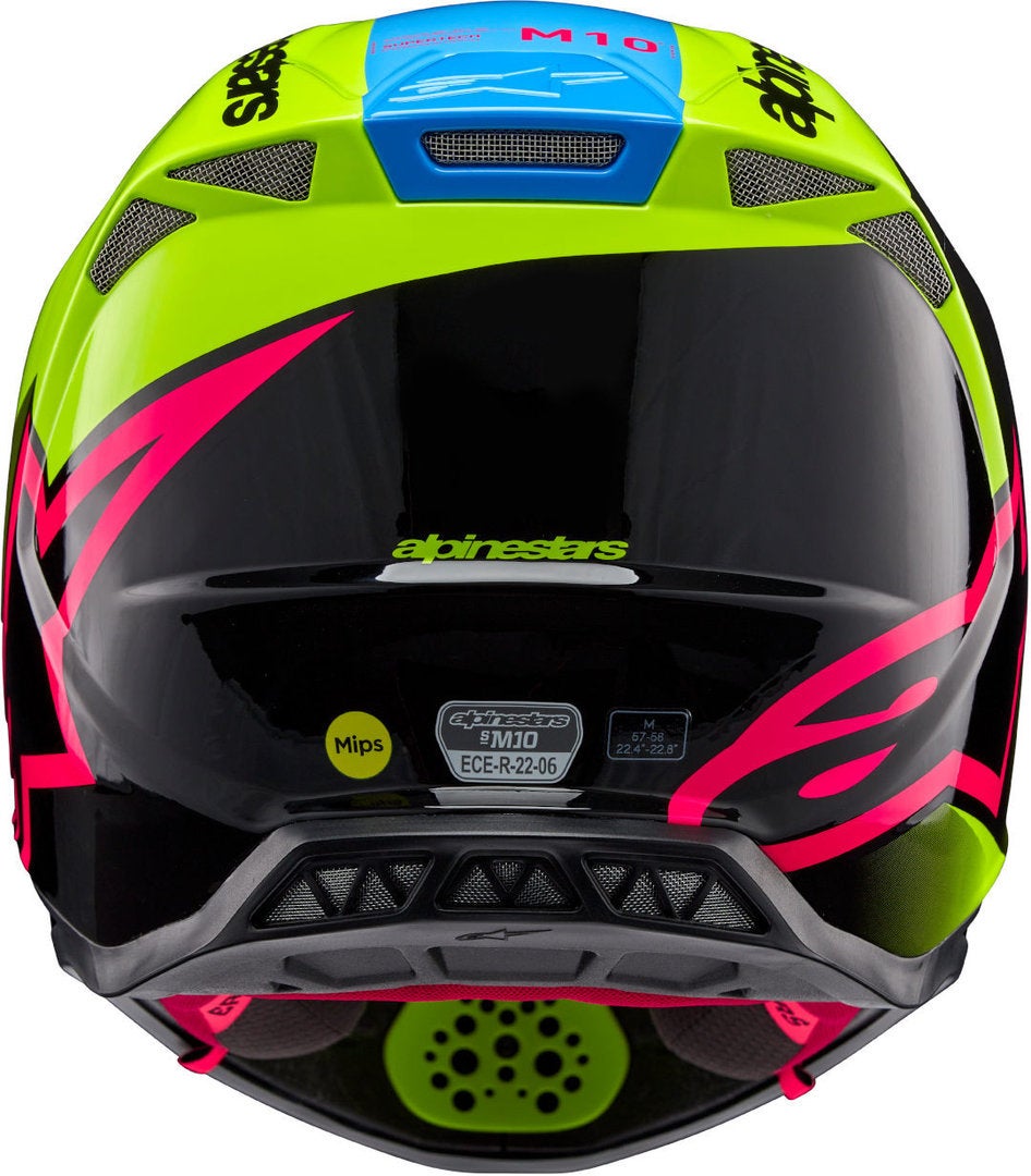 Alpinestars Supertech S-M10 Unite 2024 Casco Motocross Verde/Nero XL (61/62) Figura 3