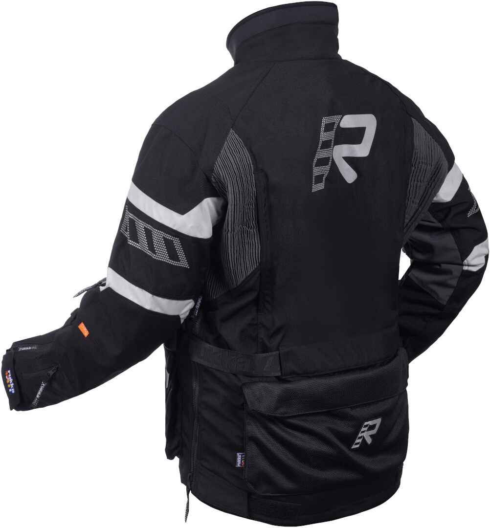 Rukka Madagasca-R Giacca tessile moto nero/grigio 48 Figura 2