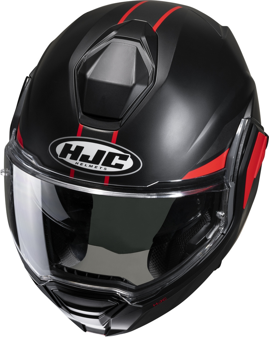 HJC i100 Beis Cască Negru/Roșu S (55/56) Figura 4