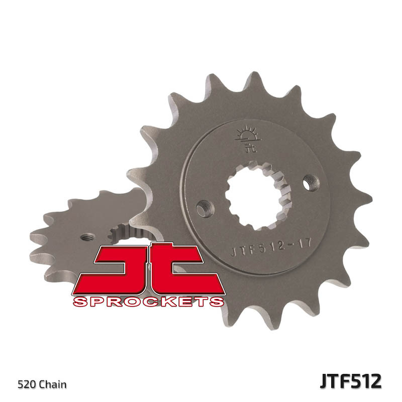 JT-DRIVHJUL Standard stål kedjehjul 512 - 520 Figur 2