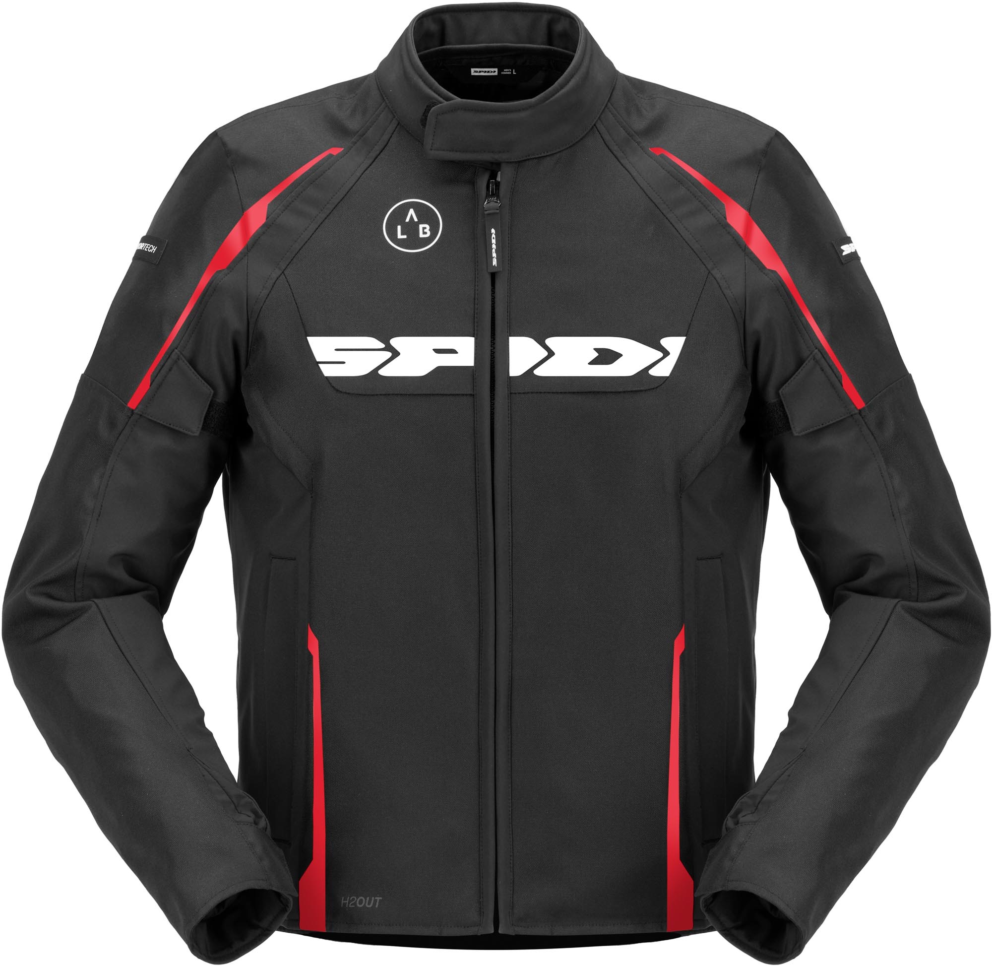 Spidi Dragon H2OUT waterproof Motorcycle Textile Jacket black/red M Figure 1