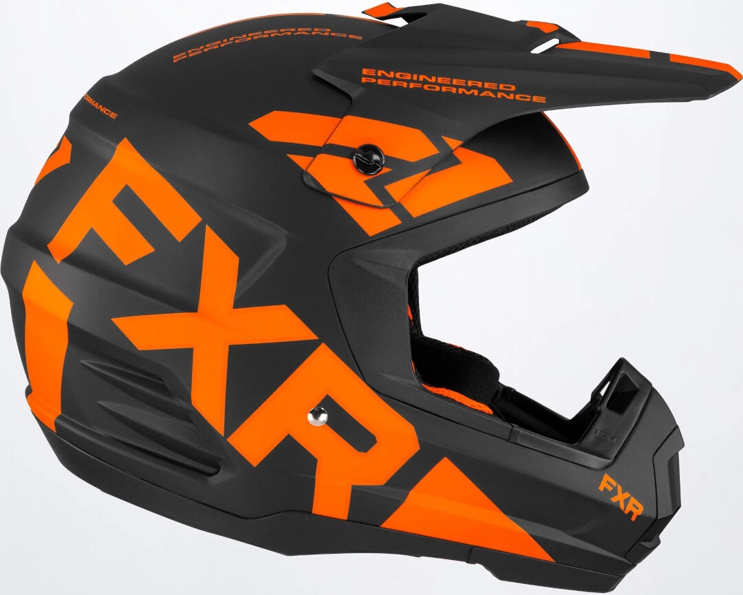 FXR Torque Team Snescooterhjelm sort/orange M (57/58) Figur 4