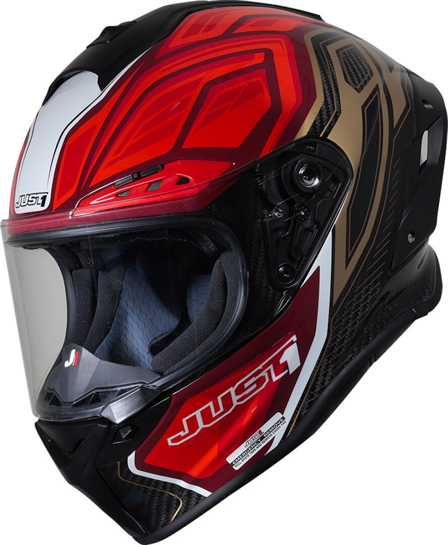 Just1 J-GPR Instinct Carbon Casco rosso S (55/56) Figura 1