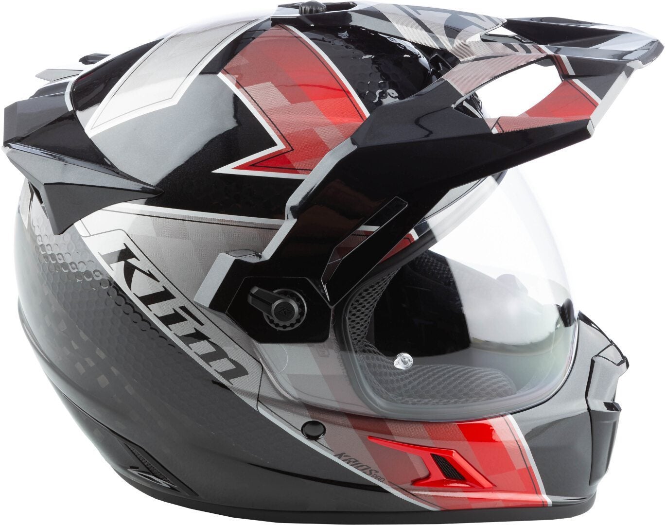Klim Krios Pro Spectrum Carbon ECE/DOT Casco da enduro nero/rosso XXL (63/64) Figura 6