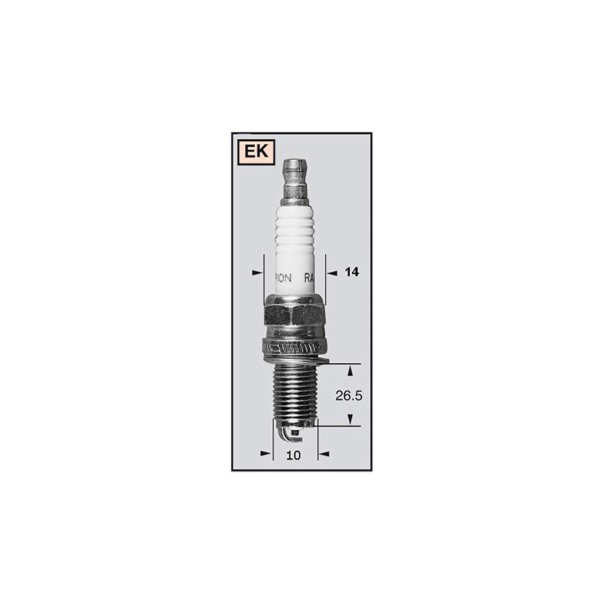 CHAMPION Zündkerze REK6YC / OE8022 Figura 1