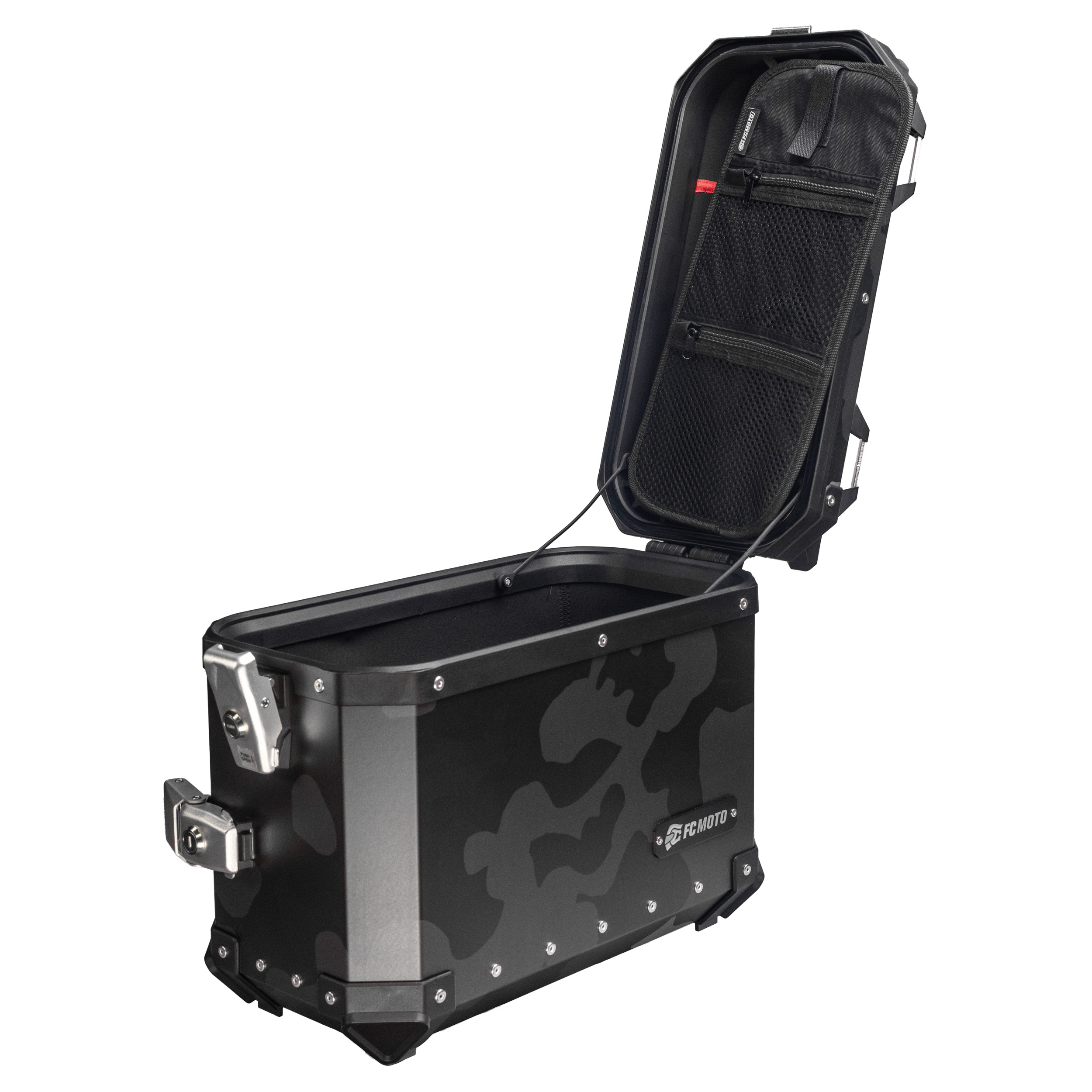 FC-Moto Terreno EVO Camo 28 L Alu Cutia laterală Camuflaj negru Dreapta Figura 7