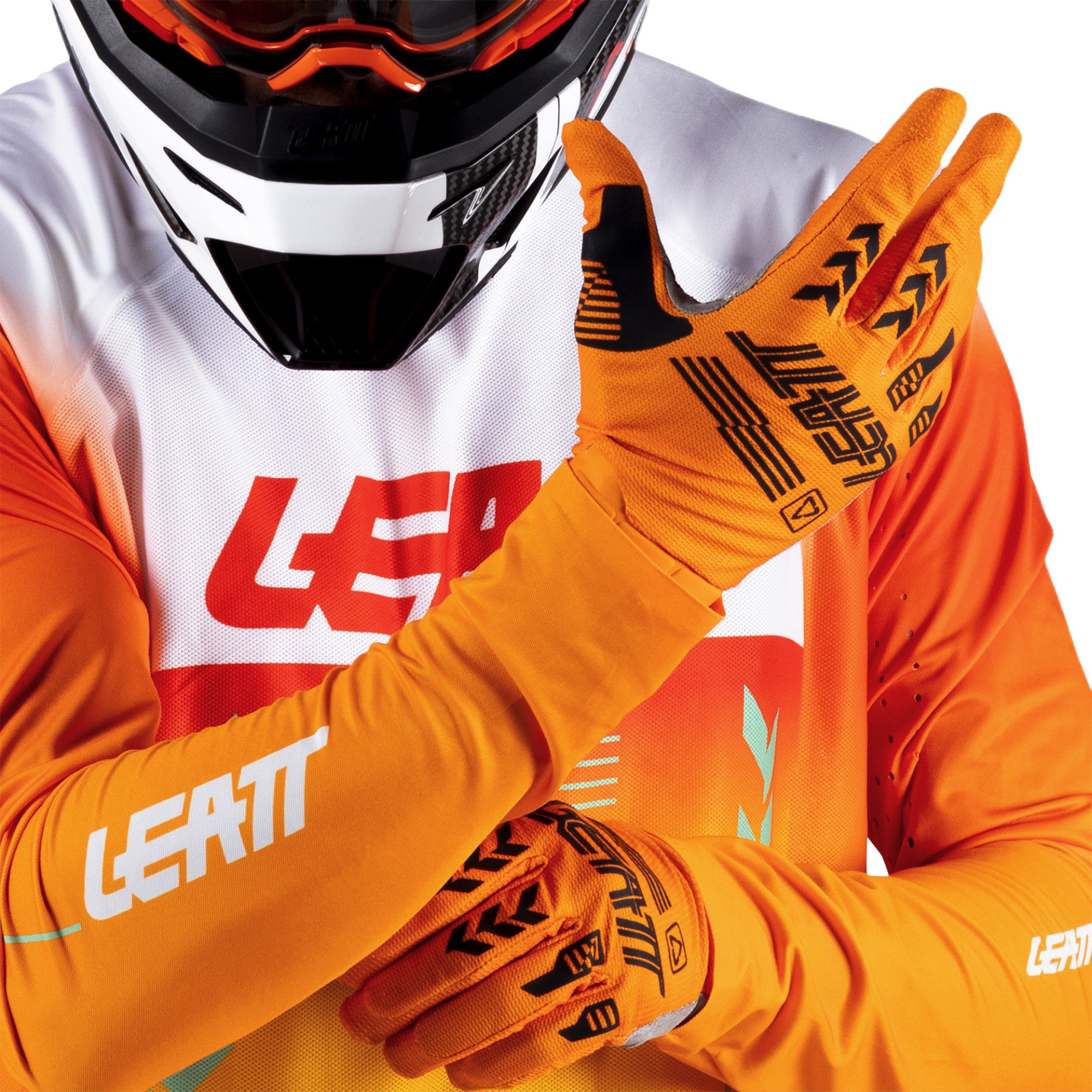 Leatt Moto 5.5 UltraWeld V26 Maillot de motocross orange/jaune XL Figure 6