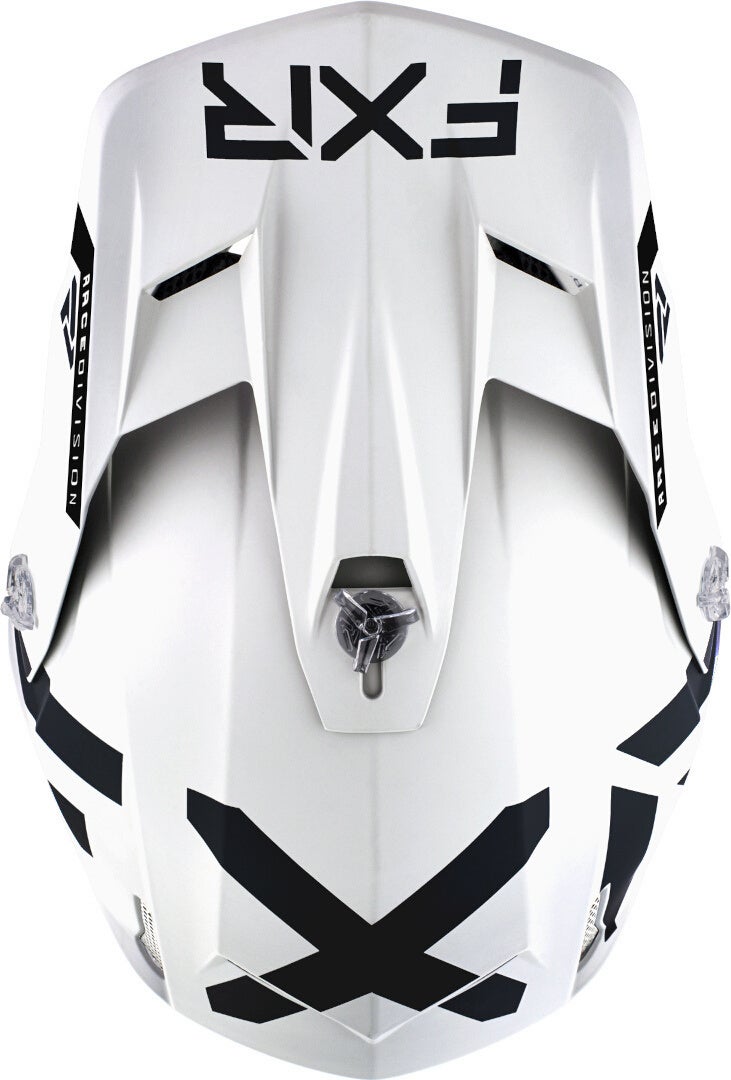 FXR Clutch CX MX Gear Casque de motocross Blanc/Noir M (57/58) Figure 3