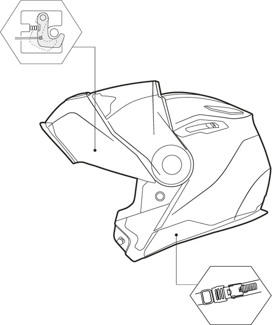 Nexx X.Vilitur Plain casque gris L Figure 5