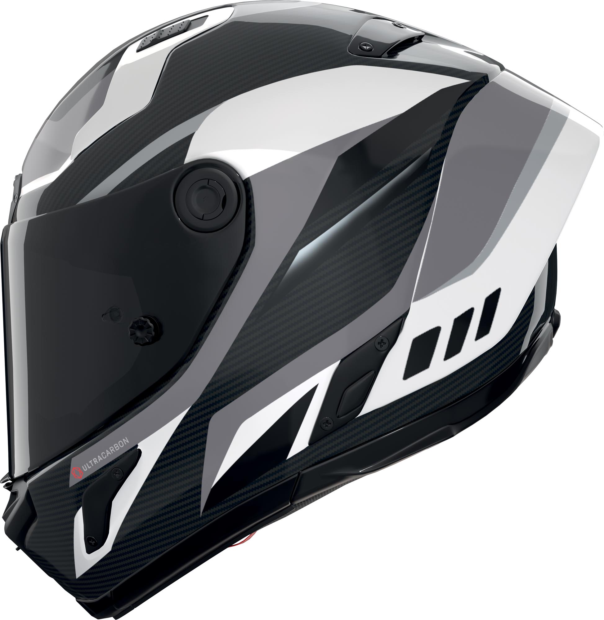 Side view of Nolan X-804 RS Ultra Carbon Lesmo Helmet