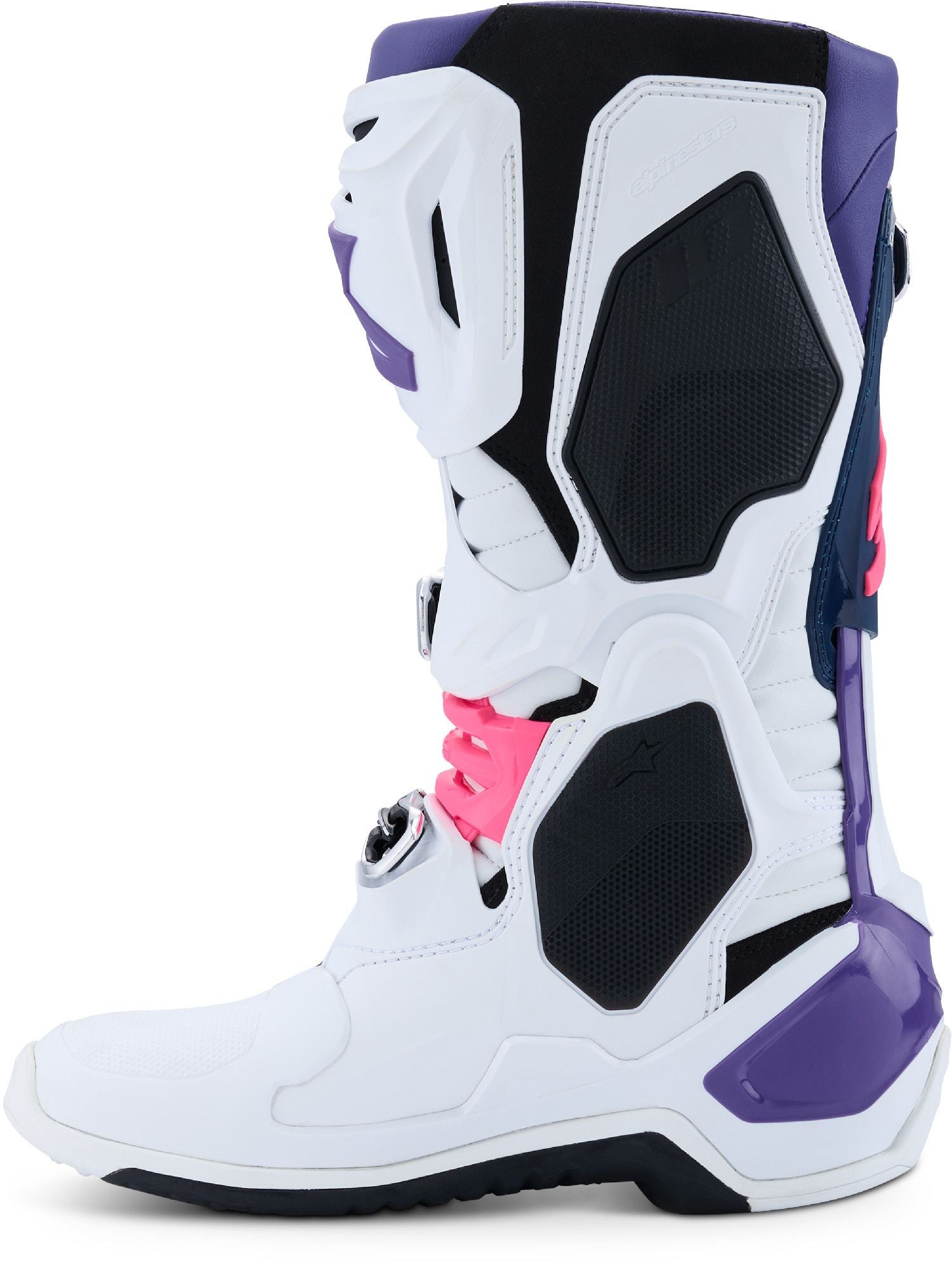 Alpinestars Tech 10 Motocross Boots 2026 white/purple/blue/pink 9 Figure 7