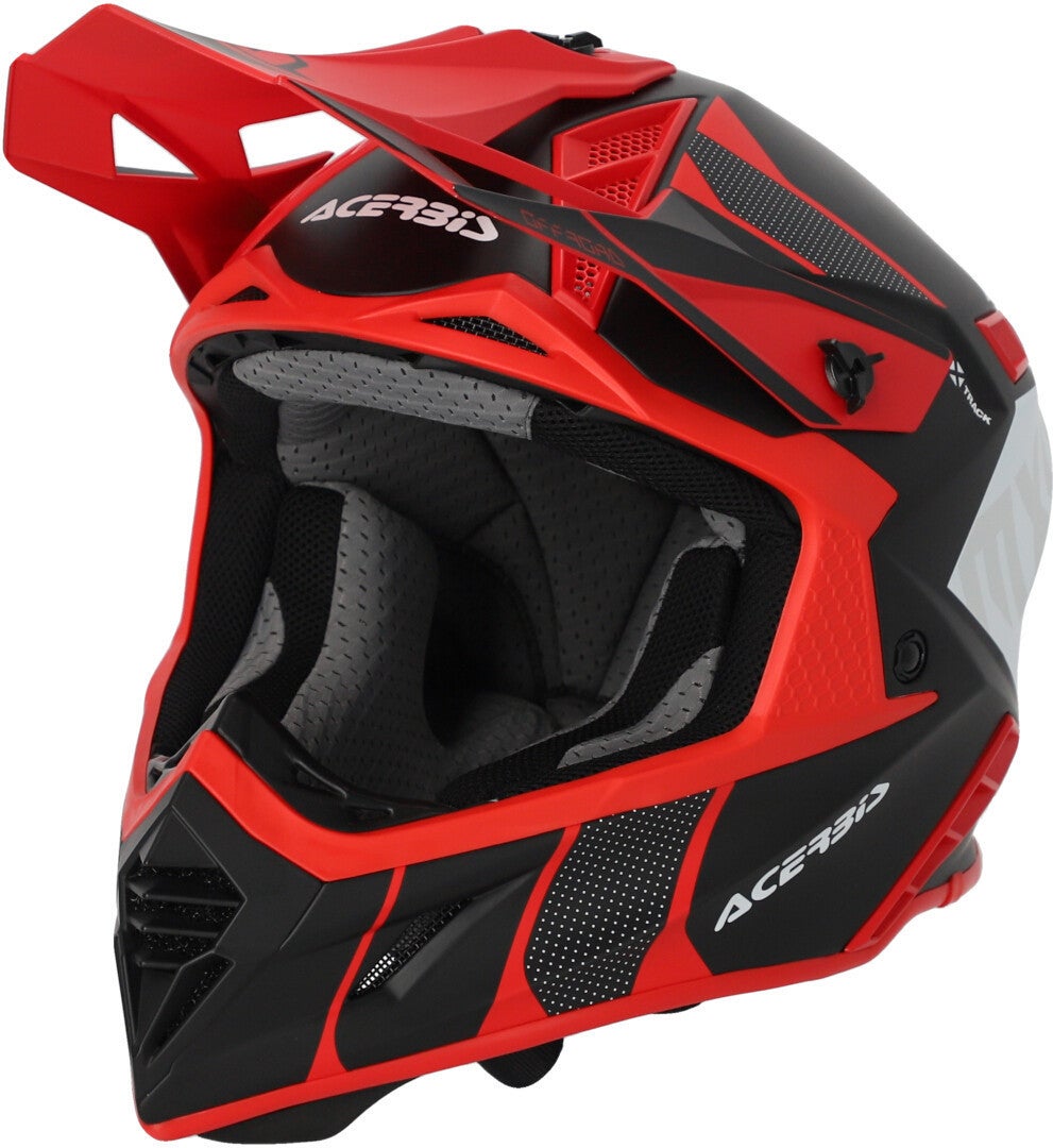 Acerbis X-Track 2023 Casco da motocross nero/rosso L (59/60) Figura 1