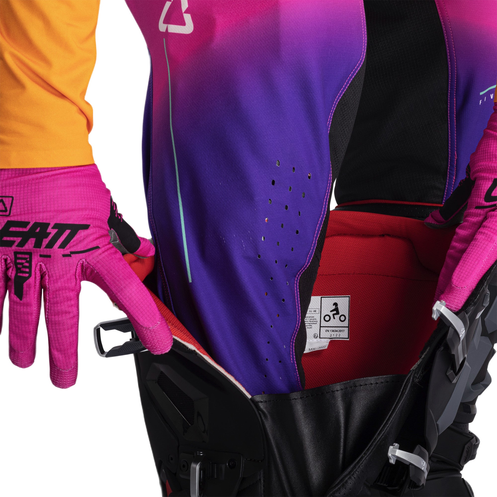Leatt Moto 5.5 I.K.S V26 Motocross Pants multi-coloured S Figure 8