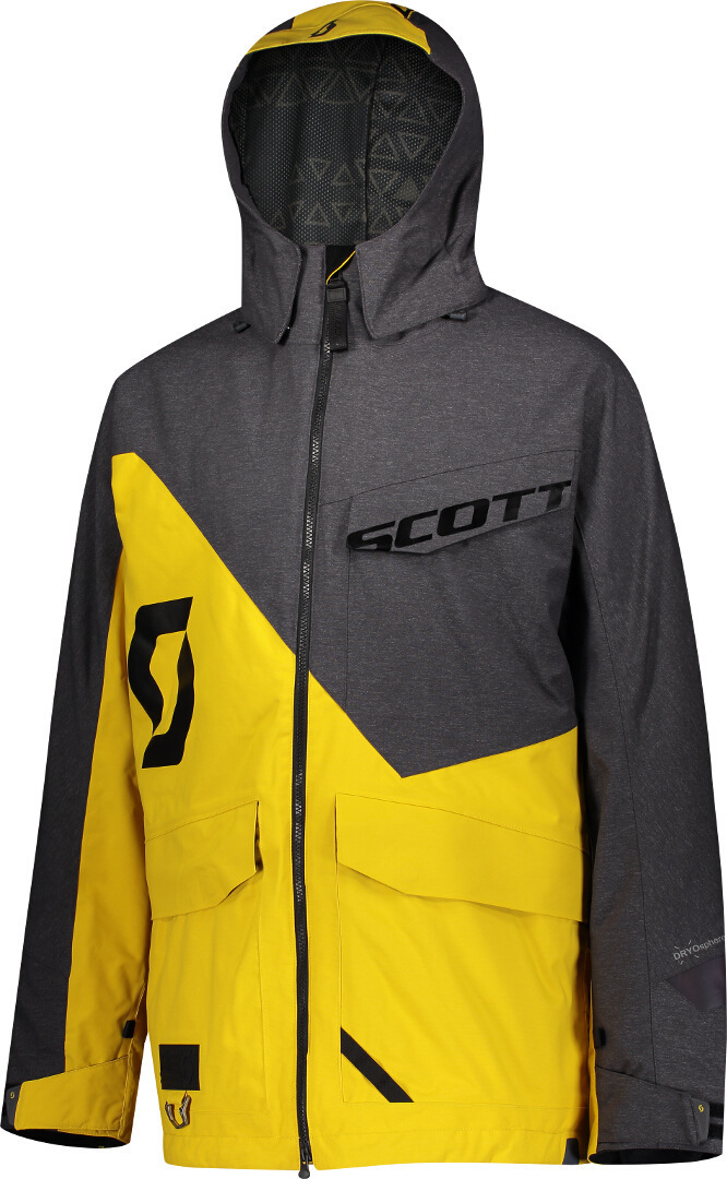 Scott XT Shell Dryo Chaqueta para moto de nieve amarillo/gris 3XL Figura 1