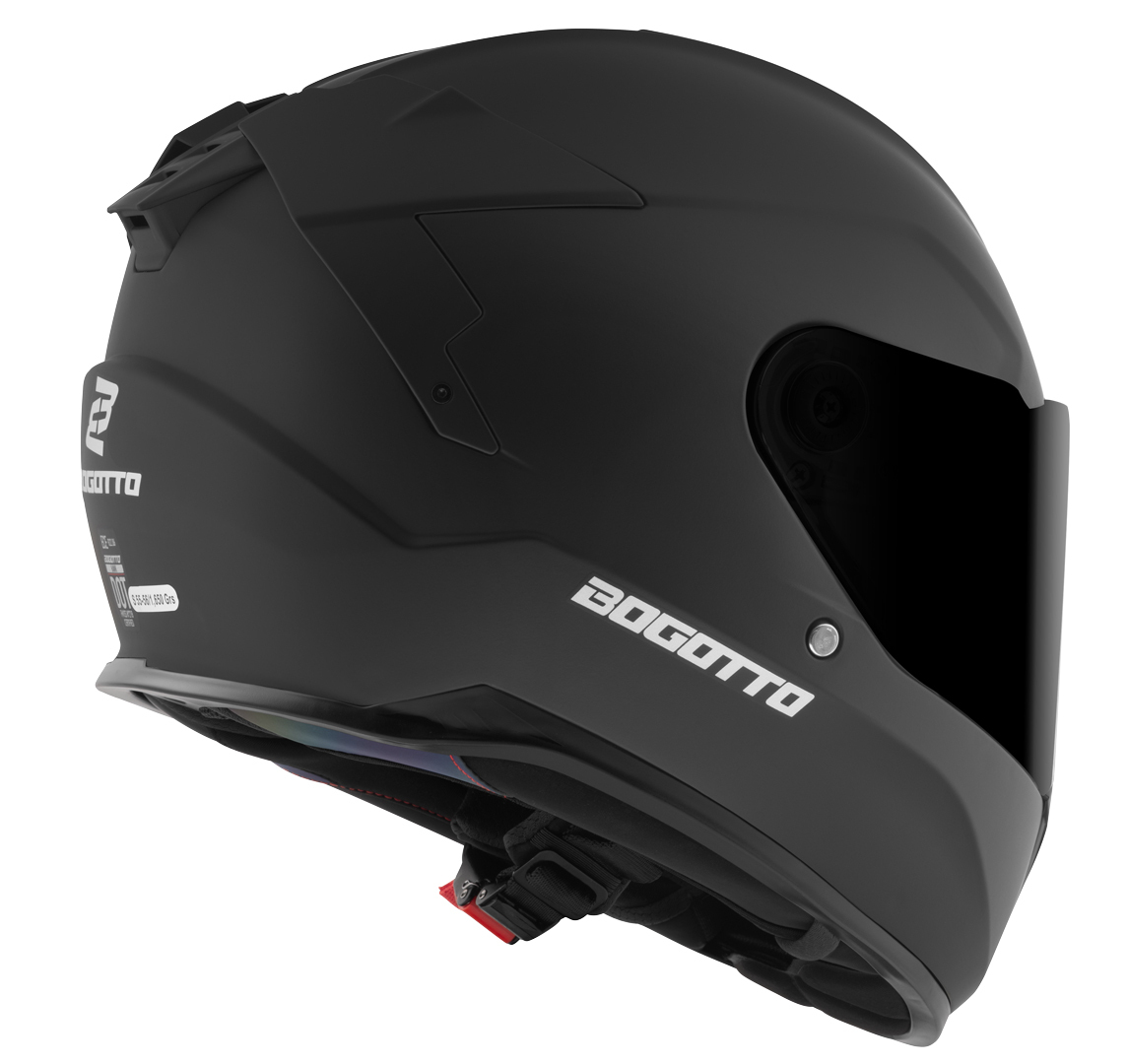 Bogotto FF122 SVK Solid Přilba Black Matt M Obrázek 7