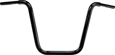 Fehling Ape Hanger, 1 1/4 polegada, altura 31 ou 41 cm, preto Artigo principal Figura 1