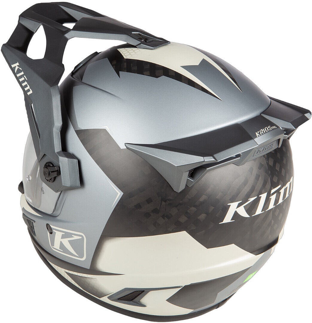Klim Krios Pro Charger ECE/DOT Carbon Enduro hjelm grå/sort M (57/58) Figur 5