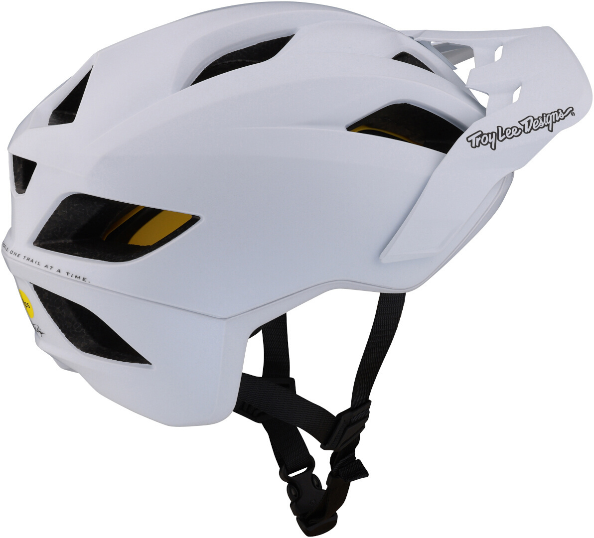 Troy Lee Designs Flowline MIPS Orbit Capacete de bicicleta da juventude Branco 48-53 cm Figura 4