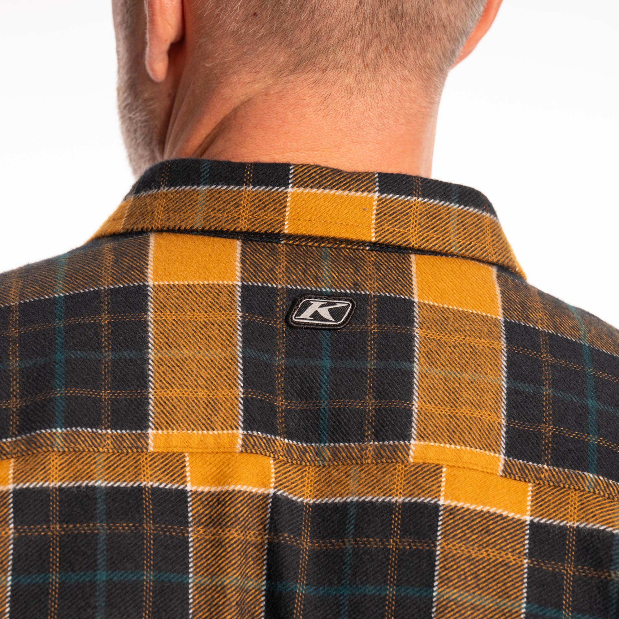 Klim Owen Camicia di flanella giallo S Figura 5