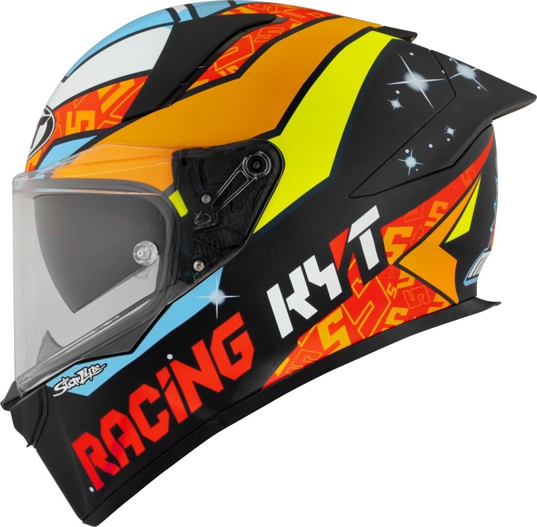 Side view of KYT R2R Max Masia 2022 Replica Helmet