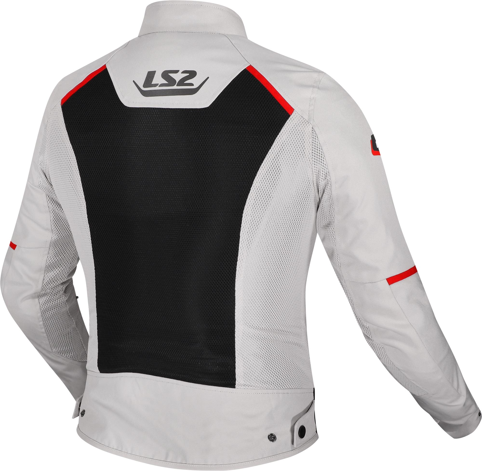 LS2 Breeze Damen Motorrad Textiljacke grau/schwarz 4XL Abbildung 2