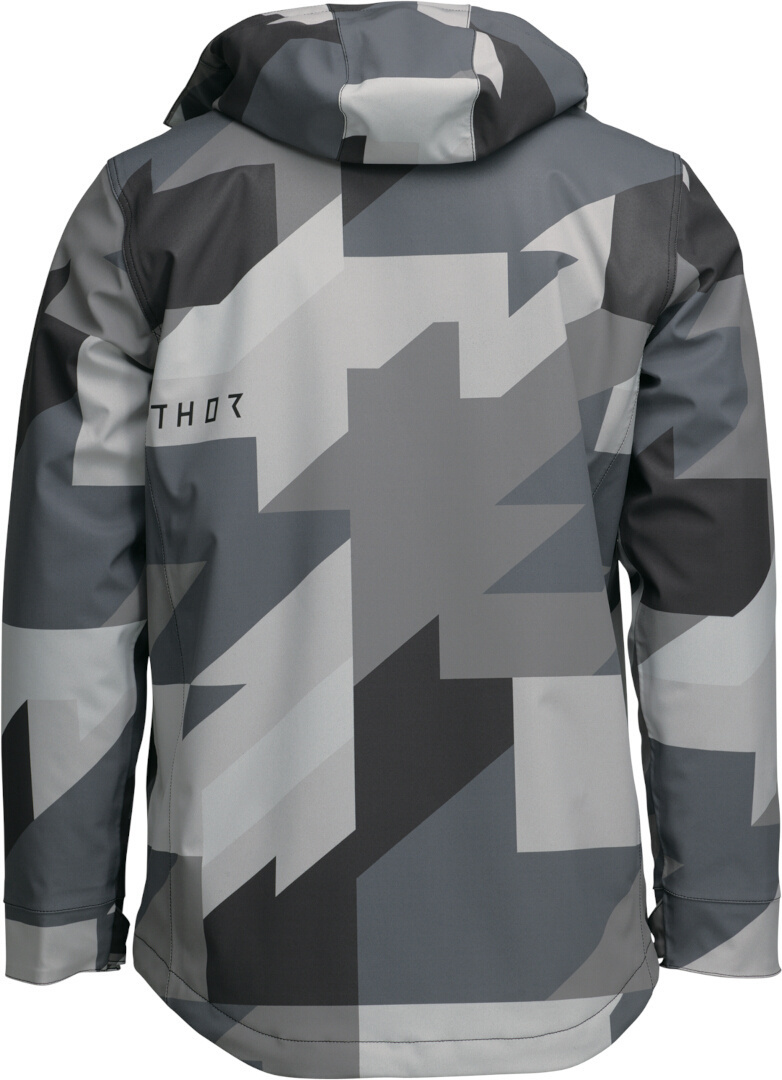Thor Brave Tour wasserabweisende Textiljacke hellgrau/dunkelgrau/schwarz M Abbildung 2