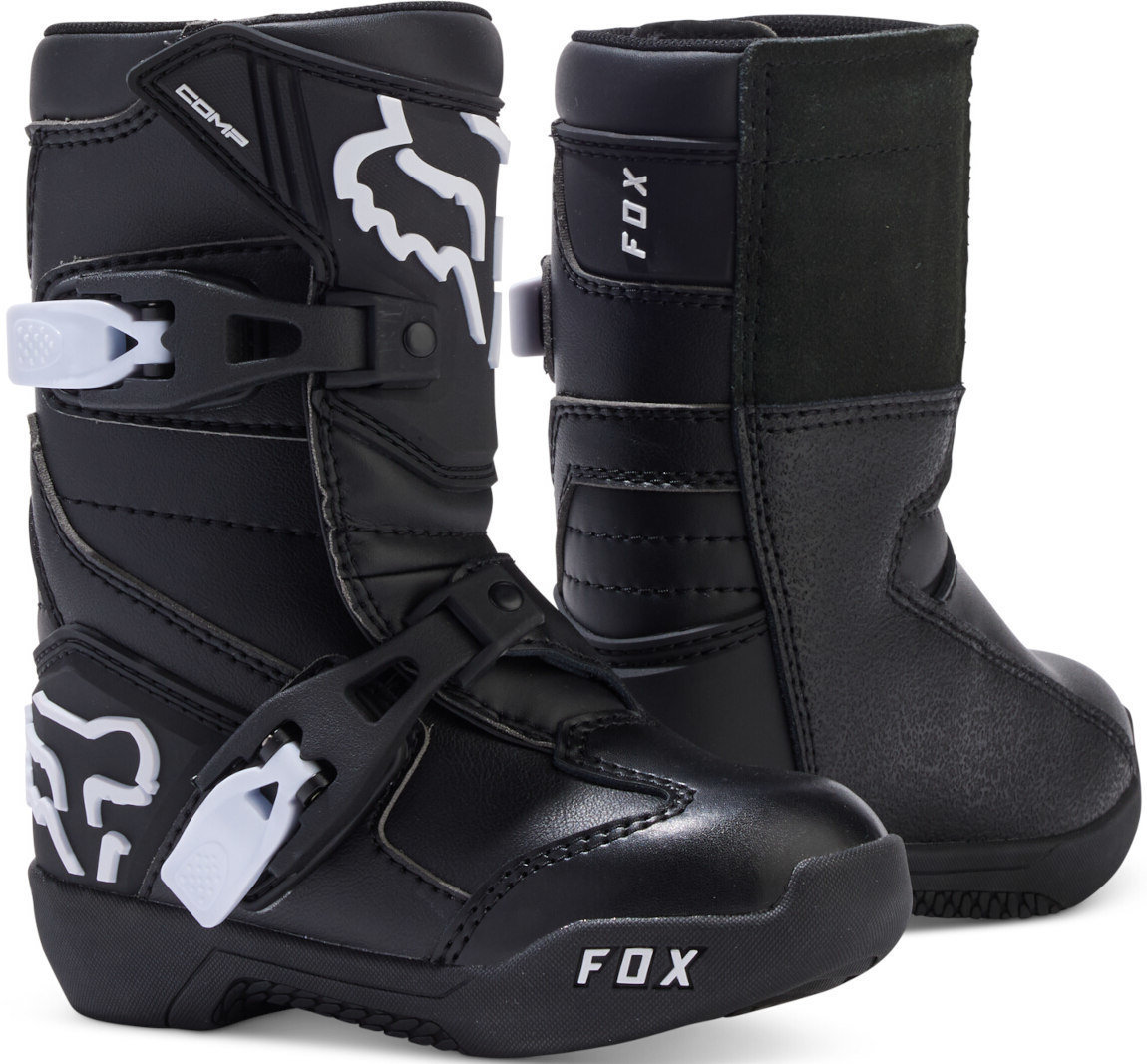 FOX Comp Cizme de motocross pentru tineret negru 12 Figura 1