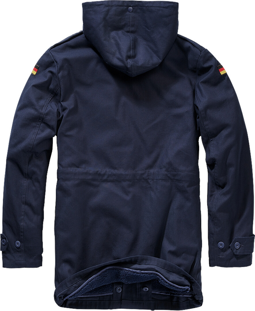 Brandit BW Parka Flag Jacket dark blue M Figure 2