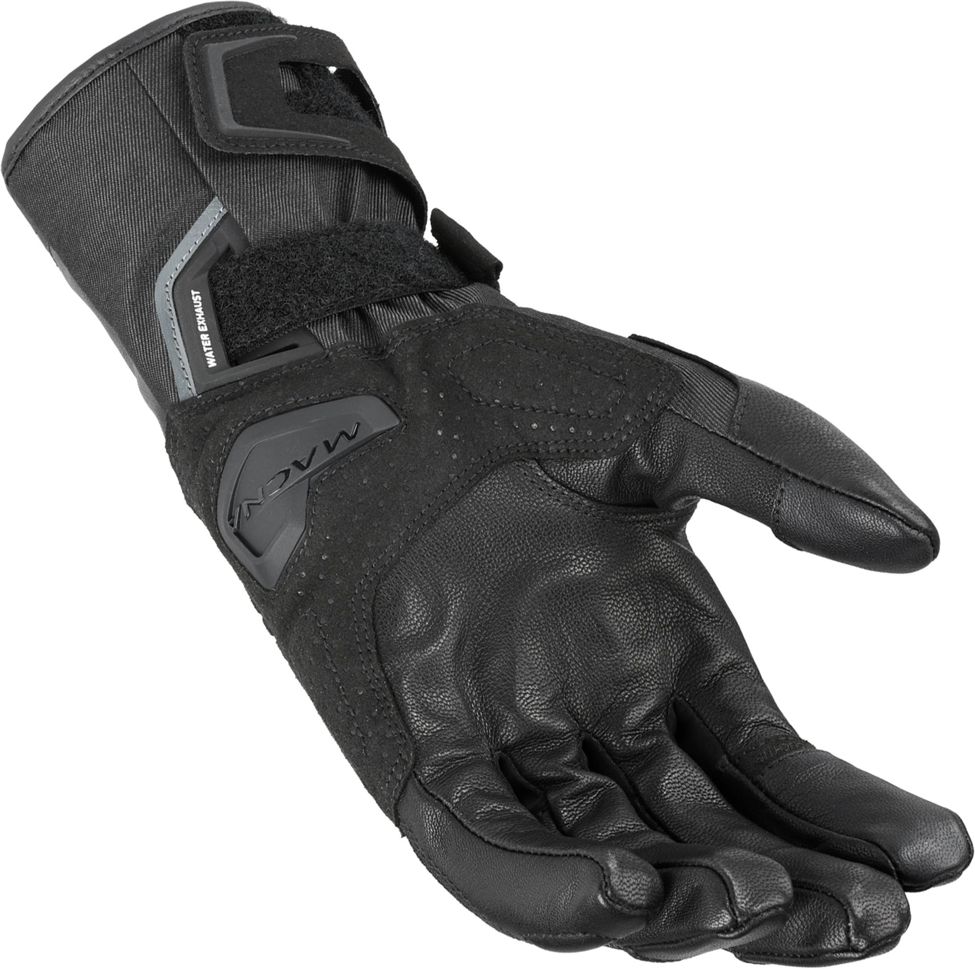 Macna Terra RTX 2.0 vandtætte dame-motorcykelhandsker Sort M Figur 2