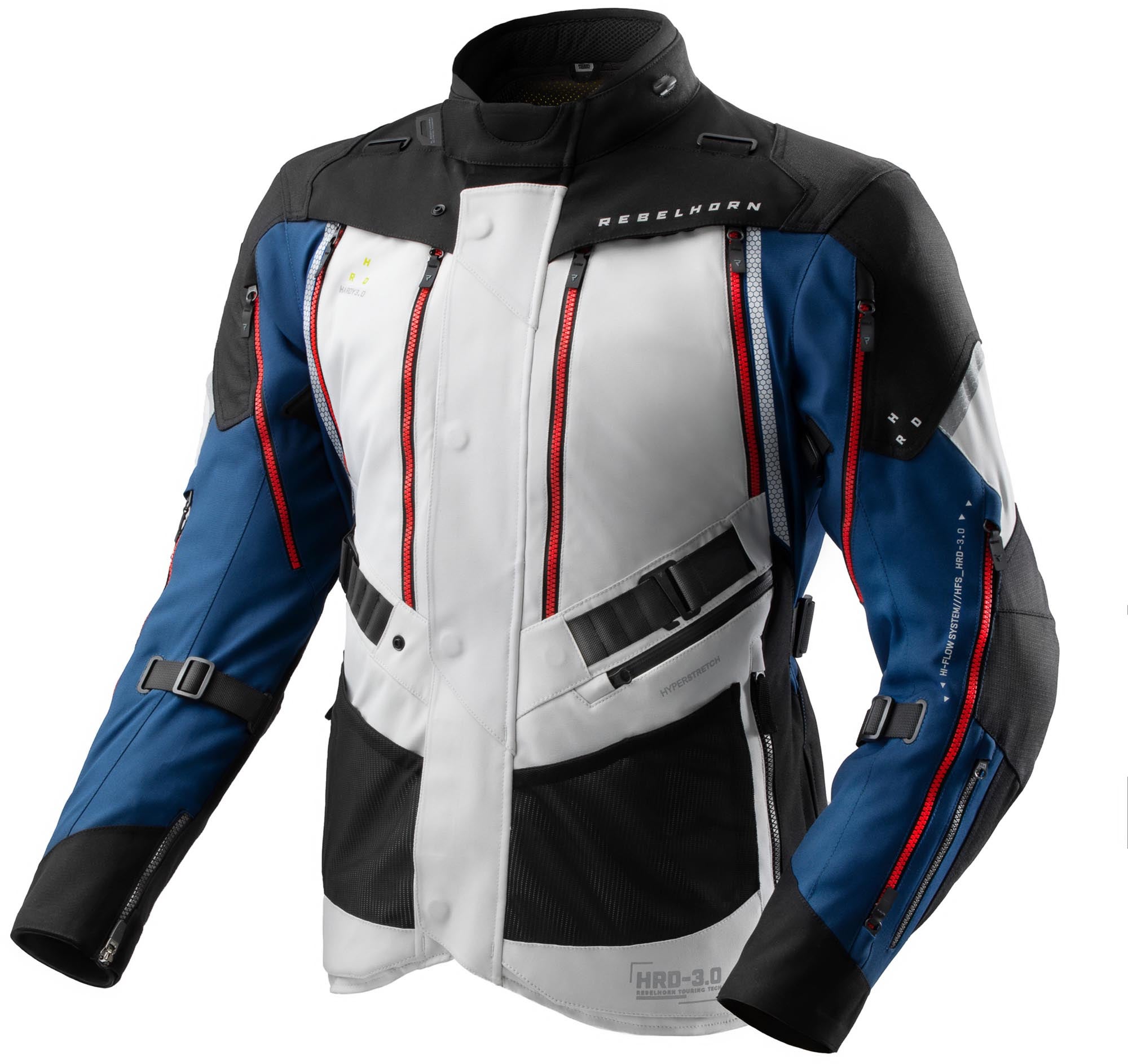 Rebelhorn Hardy 3.0 waterproof Motorcycle Textile Jacket-image-795098551