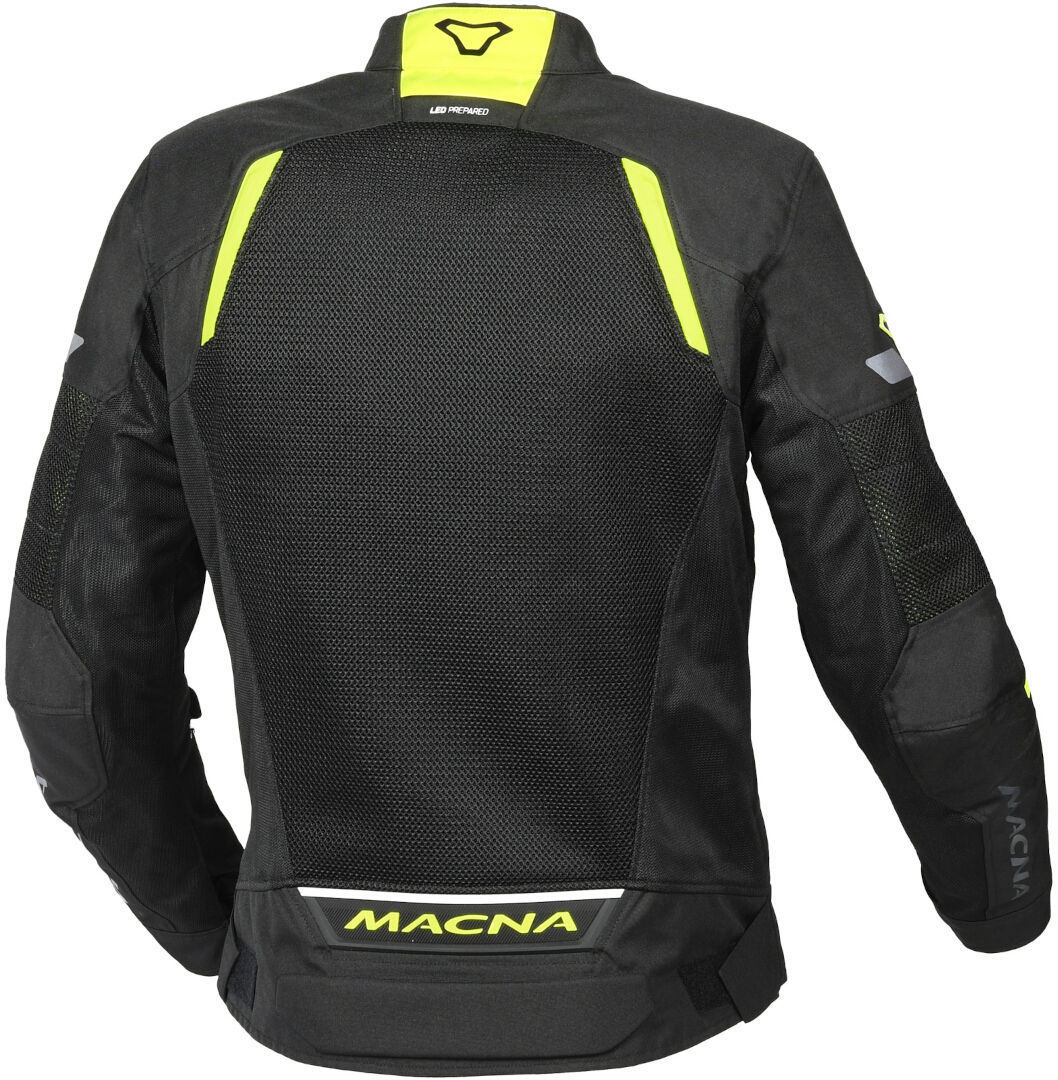Macna Tondo waterproof Motorcycle Textile Jacket black/yellow L Figure 2