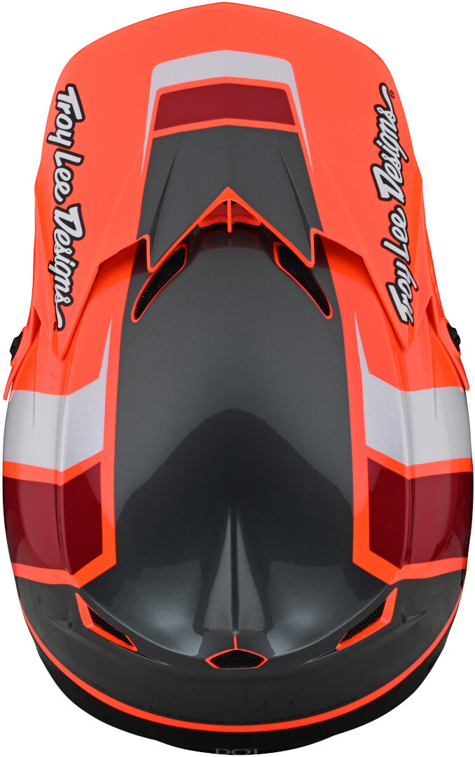 Troy Lee Designs GP Nova Cască de motocross pentru tineret Portocaliu neon Y/L (52/53) Figura 2