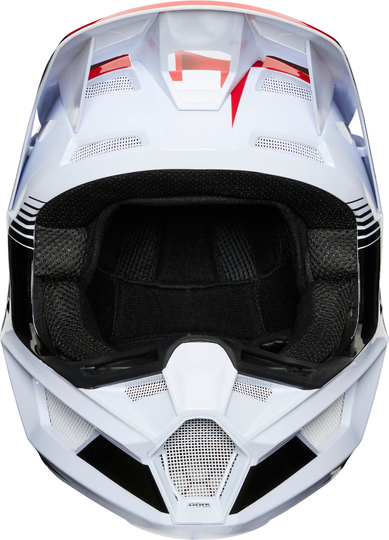 Fox V2 Hayl Ungdom motocross hjälm Blå/röd L Figur 2