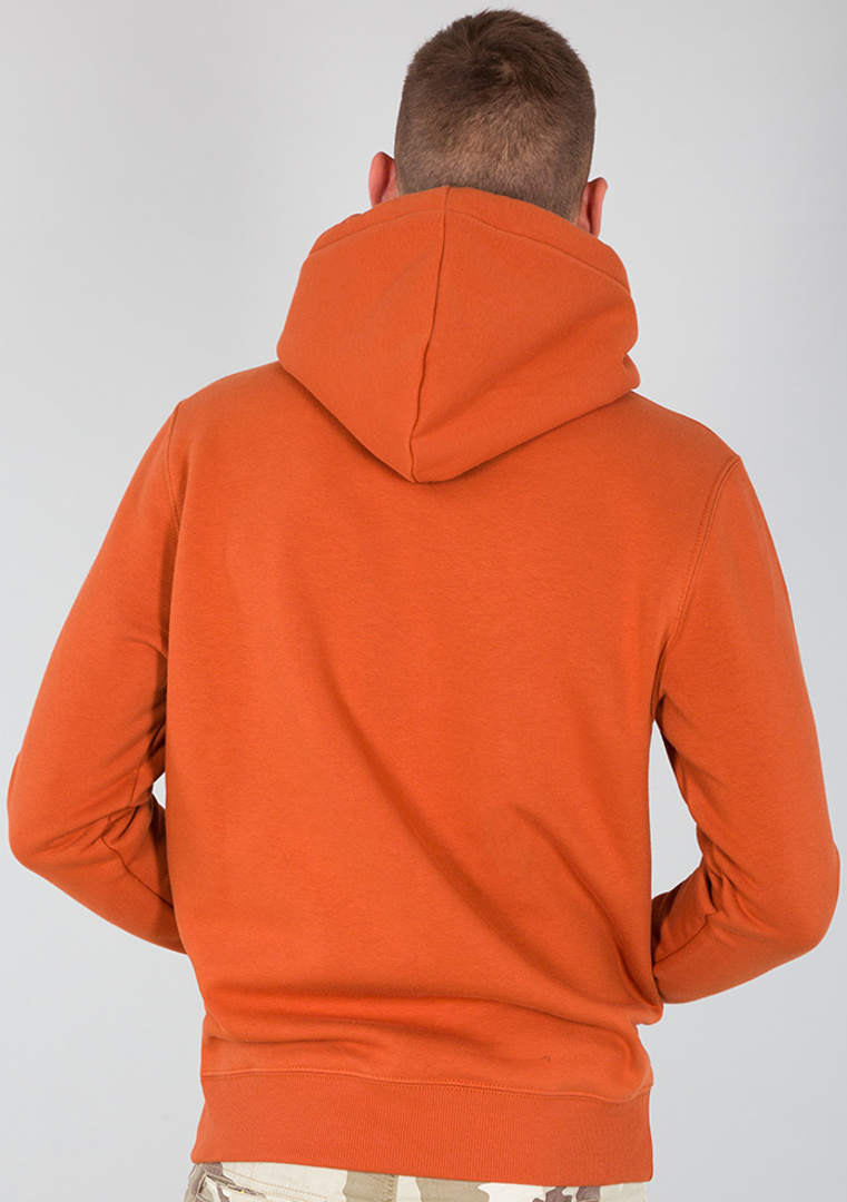 Alpha Industries Basic Hoodie Laranja escuro S Figura 2