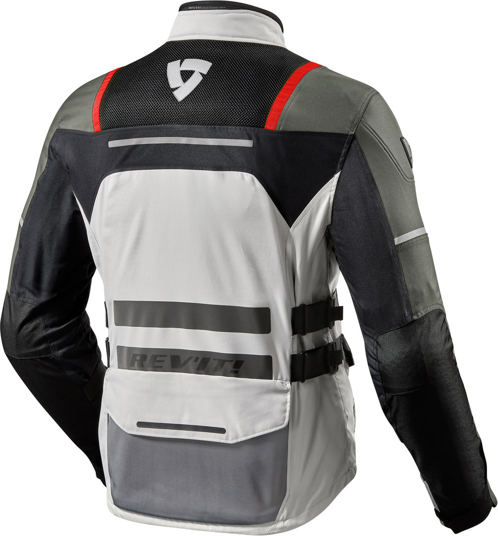 Revit Offtrack Jachetă textilă pentru motociclete Gri/Roșu S Figura 2