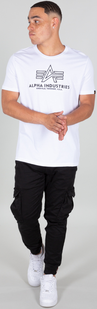 Alpha Industries Basic Embroidery T-Shirt white M Figure 3