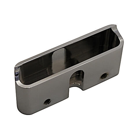 HIGHSIDER STRIPE Alugehäuse für LED Rücklicht oder Blinker Chrome Figura 3