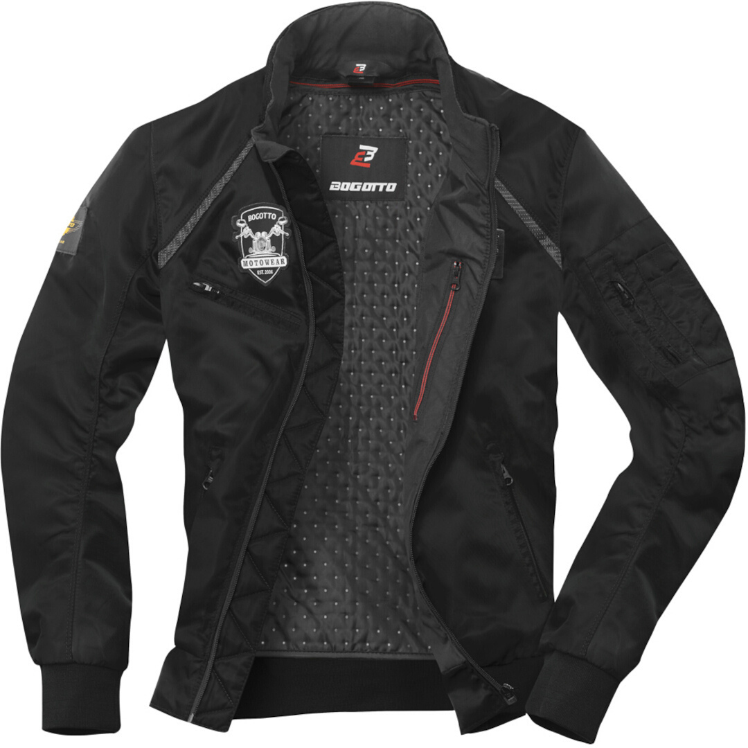 Side view of Bogotto Boston Motorcycle Textile Jacket