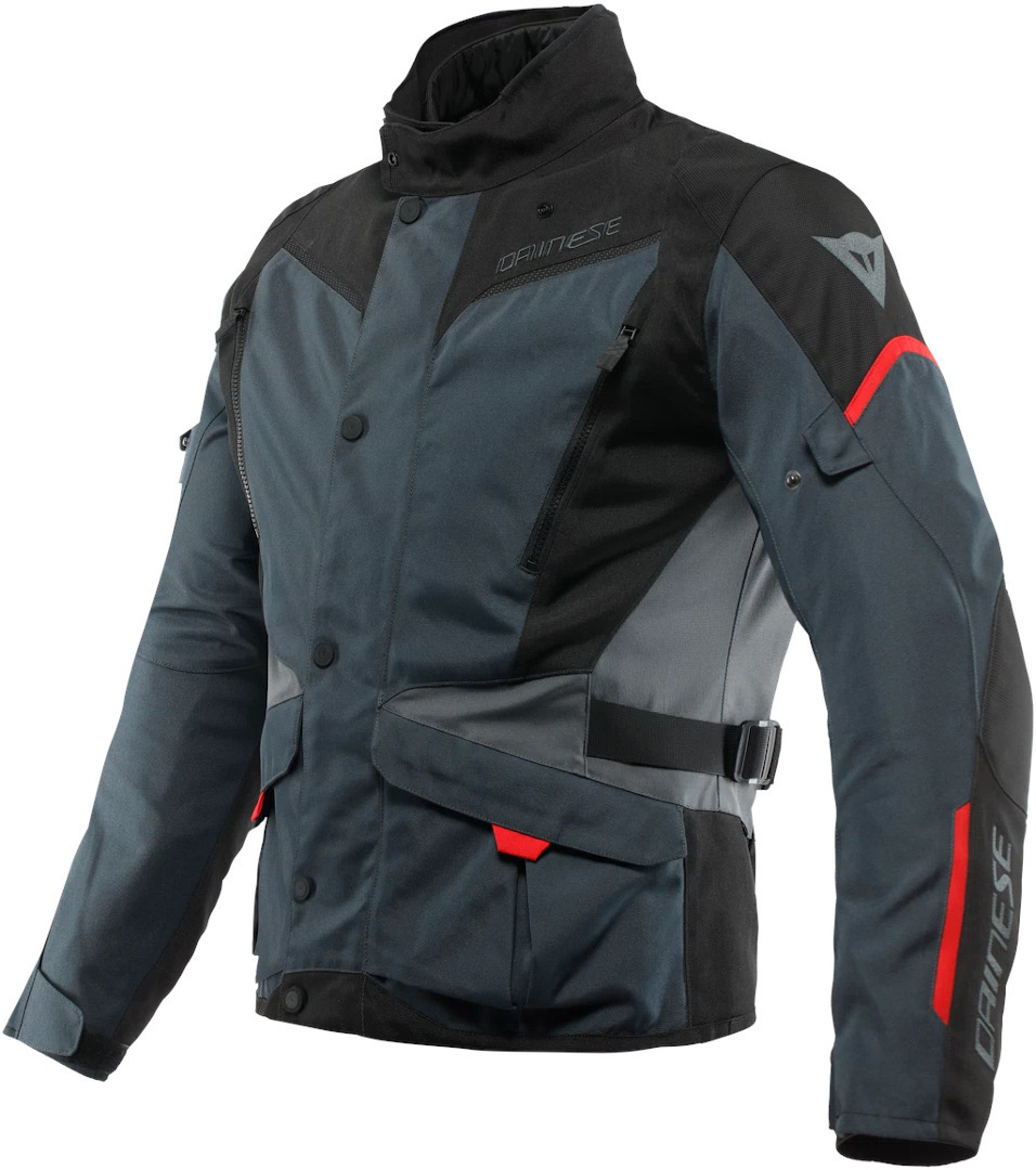 Dainese Tempest 3 D-Dry Motorcycle Textile Jacket grey/black/red 64 Figure 1