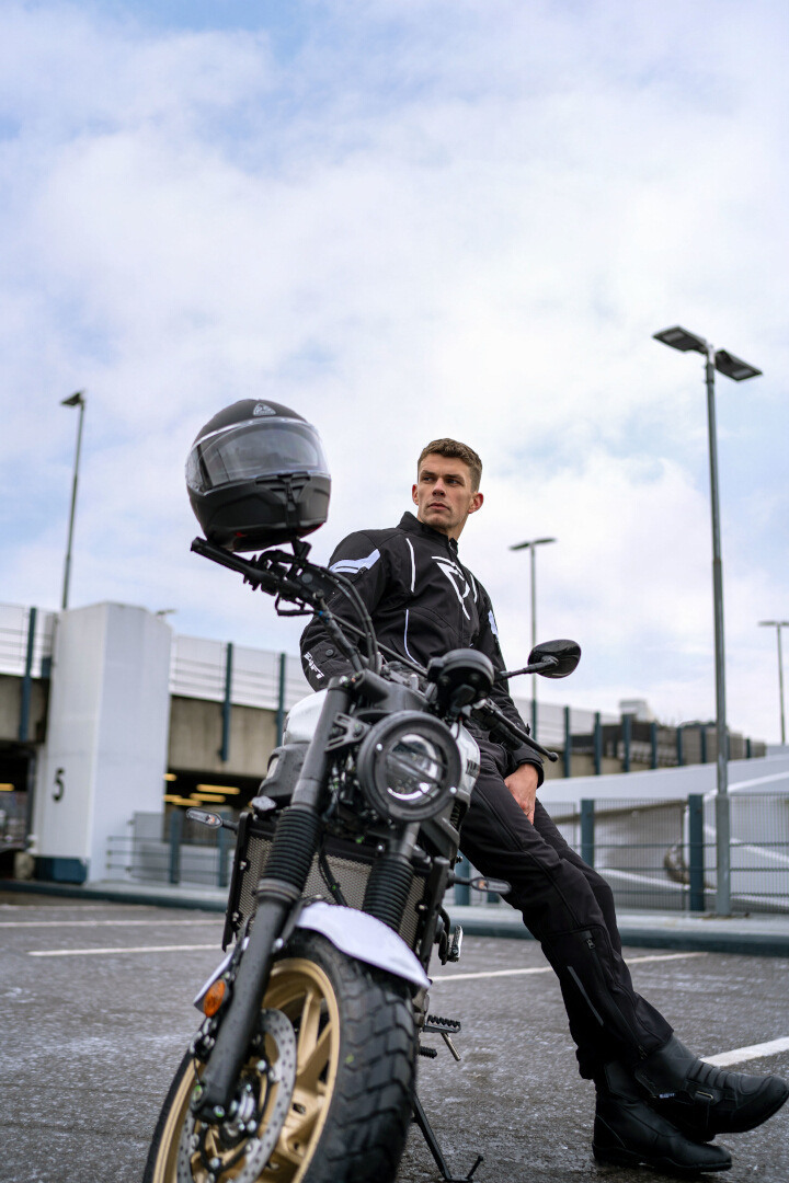 DIFI Estoril Aerotex waterproof Motorcycle Textile Jacket black/white M Figure 3