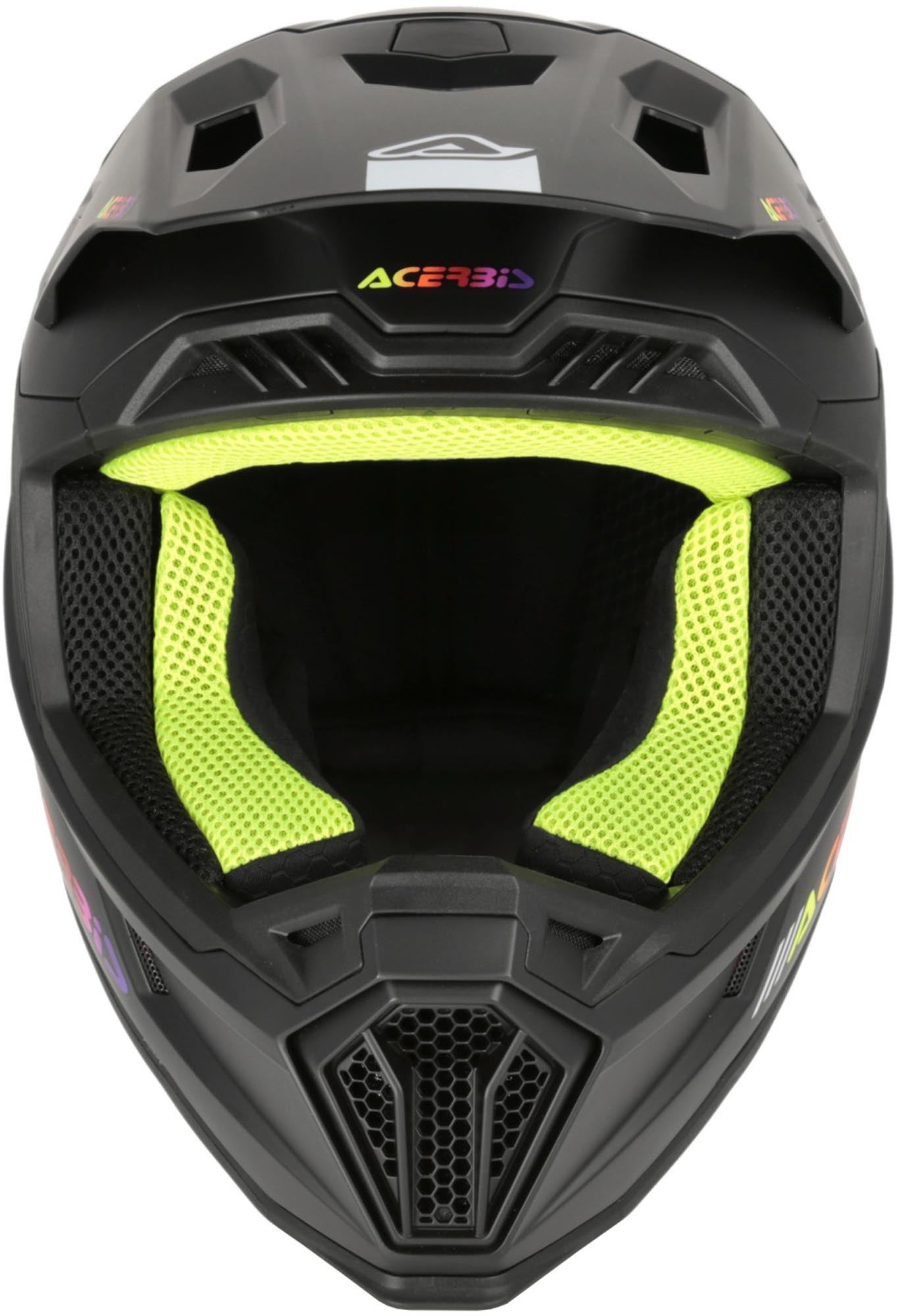 Acerbis Whoops Motocrosshjelm sort mat/grøn M (57/58) Figur 4