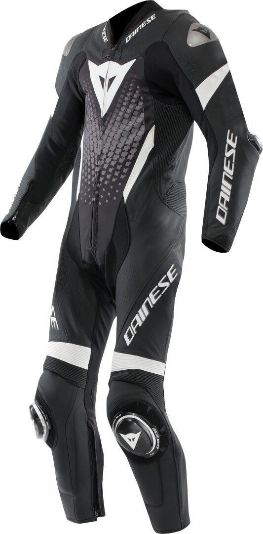 Dainese Laguna Seca 6 2.0 Eénstuks Motorfiets Leren Pak zwart/wit 50 Figuur 1