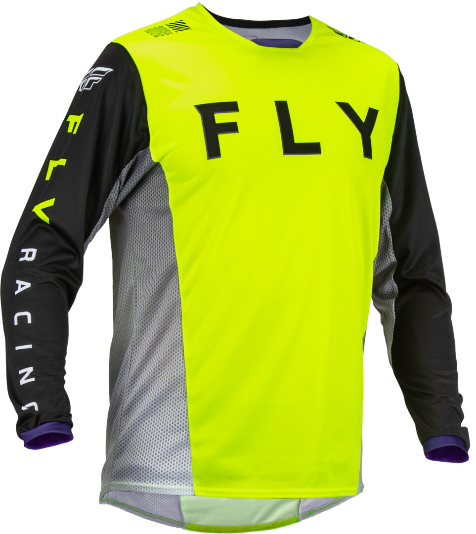 Fly Racing Kinetic Kore Motocross trøje sort/neon M Figur 1