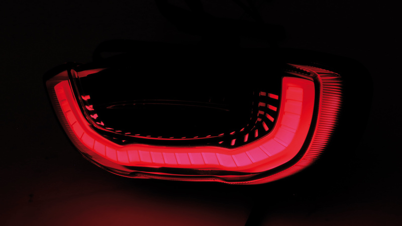 HIGHSIDER smart LED-baklykta Svart Honda Style, E-godkänd (1st) Figur 5